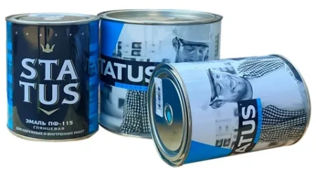 СТАТУС КРАСКА ПФ115  СИНИЙ 2,6КГ